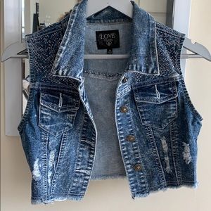 Denim vest